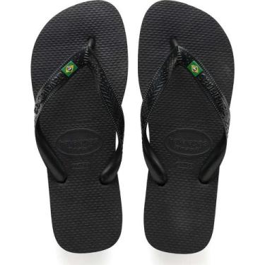 Imagem de Chinelo Havaianas Unissex Brasil 45/46 Preto
