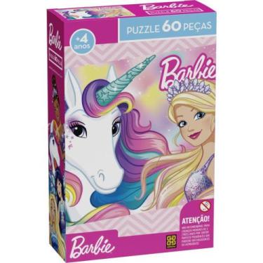 Imagem de QUEBRA-CABEÇA Cartonado Barbie com 60 Peças - GROW