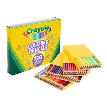 Imagem de Lápis de Cor 120 Cores - Sem Repetição - Presente Ideal