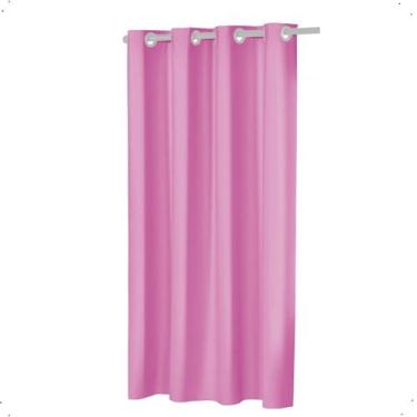 Imagem de Cortina Blackout 1,10 x 1,30m Folha Unica Ilhos Para Provador Corta Lu