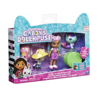 Imagem de Conjunto de bonecos Gabby's Dollhouse Gabby and Friends com Rainbow Gabby