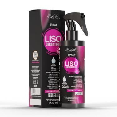 Imagem de Spray Finalizador Liso Obrigatório 200ml  Proteção térmica, reconstruç