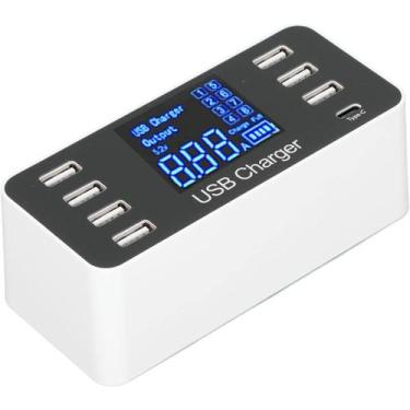Imagem de Estação Carregador Usb ultra Rápido Com Porta Qc3.0 60w Estação De Car