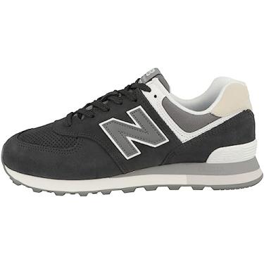 Imagem de New Balance Masculino 574 V1 Core, Preto com rosa, 8.5