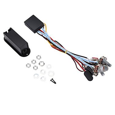 Imagem de HEEPDD 2 Banda Eq pré -amplificador Circuito, Captação de Circuito, 2 Banda Ativa Bass Guitar Eq pré -amplificador de Captação de Nan Nan