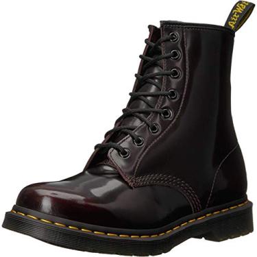 Imagem de Dr. Martens Bota de combate Arcadia feminina 1460 W, Vermelho cereja, 5