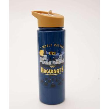Imagem de Garrafa Squeeze Estampa Hogwarts Harry Potter 680ml-33094, UN, Azul