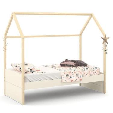 Imagem de Cama Montessoriana Kids Liv Off White Natural - Matic - MATIC MÓVEIS