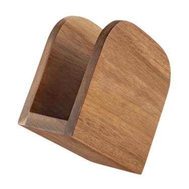 Imagem de Generic Organizador de Guardanapos de, Porta-Guardanapos, Dispensador de Lenços de Papel Rústico de Madeira para, Hotel, Casa, Cozinha