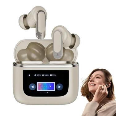 Imagem de Fones de ouvido Bluetooth sem fio Generic Touch Control 32H brancos - 