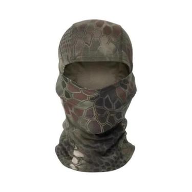Imagem de Balaclava de Ciclismo Respirável com Camuflagem - Máscara Facial Multi