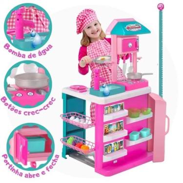 Imagem de Cozinha infantil gourmet com acessorios - magic toys