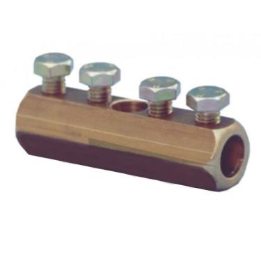 Imagem de Conector de Uso Geral Paratec Emenda P-Cabo Ate 16-50MM2 com 4 Parafusos para Cabo Bivolt