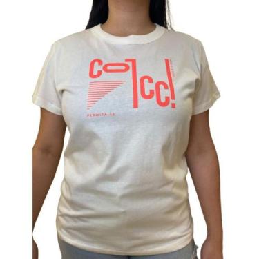 Imagem de Camiseta Colcci Manga Curta Permita-Se Feminina