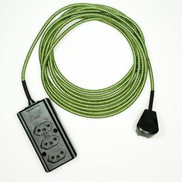 Imagem de Extensão Elétrica 5 Metros Pp 2x0,75mm2 Revestido Tecido - Immediate, 