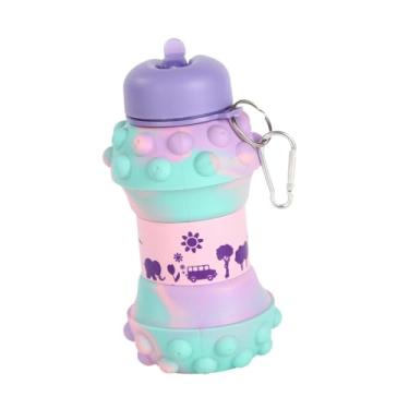 Imagem de YIJU Dobrando a garrafa de água do jarro de água portátil com garrafinha de bebende