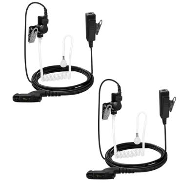Imagem de Pacote com 2 fones de ouvido APX 6000 XPR 7550e, XPR7550, tubo acústico, fone de ouvido de vigilância para rádios Motorola APX 8000 7000 4000 XPR 7350e 7580e 7380e 7550 7350 APX7000 APX8000 0