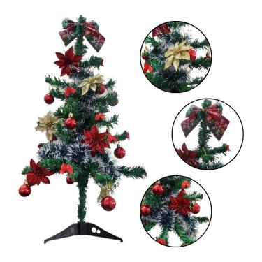 Imagem de Pinheirinho Enfeitado 60cm Decoração Natalina árvore Natal