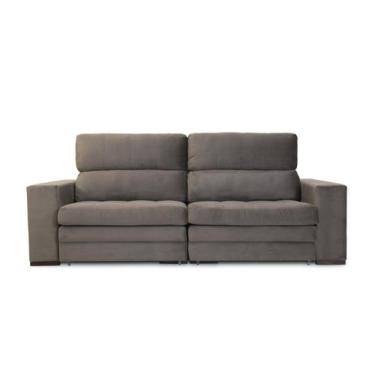 Imagem de Sofá Chicago - Veludo Itália Tabaco - Sofá de Fábrica, 2,25m