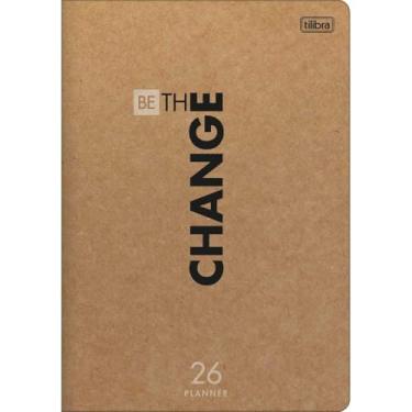 Imagem de Planner Mensal, 2026,Grampeado 17,8 x 25,4 cm Kraftwork, 20 Folhas- Be the change