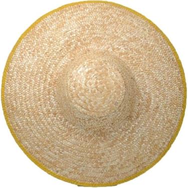 Imagem de Fyxd Chapéu De Palha Ao Ar Livre Agricultor Chapéu De Palha Verão Sol Chapéu De Palha Tecido à Mão Masculino Ferramentas De Ensino De Jardim De Infância Crianças Criativas Diy Pintura Chapé