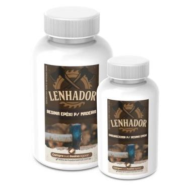 Imagem de Resina Lenhador Epoxi Cristal De Baixa Viscosidade Kit 300g - Pratic