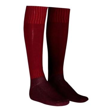 Imagem de Meião Futebol Kanxa Infantil, Vinho, 28/32