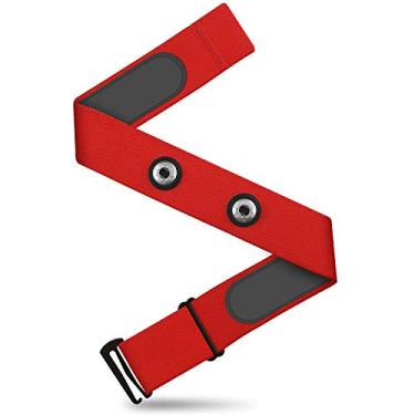 Imagem de COOSPO Pulseira de substituição para monitor de frequência cardíaca, pulseira macia de substituição para monitor de frequência cardíaca compatível com Wahoo Tickr/Polar H7/Garmin