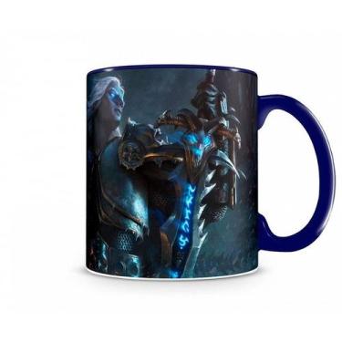 Imagem de Caneca World Of Warcraft Artha II Azul (ATG4456) - Geek Premiere