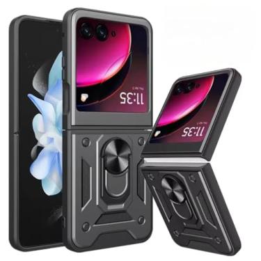 Imagem de Capa Capinha Armor Dobravel Anti Impacto Ring Para Razr 50 Tela 6.9 + Anel 360