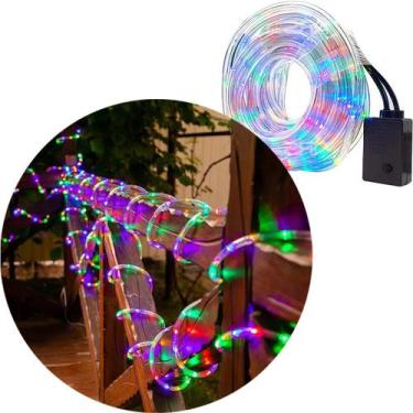 Imagem de Mangueira Pisca 460 Lâmpadas LEDs Colorido Natalino 20M 220v - Genéric