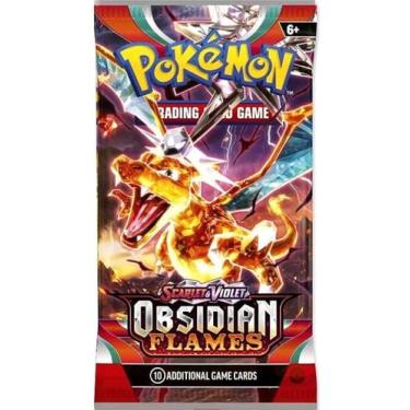 Imagem de Pacote Pokémon Booster Pokémon Scarlet & Violet Obsidian Flames - Poke