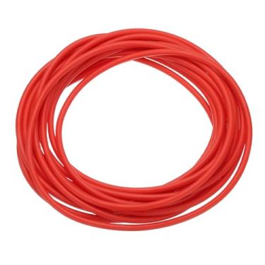 Imagem de PATIKIL Tubo de borracha de 6 m, 1/16" (1,8 mm) ID 11/64" (4,2 mm) OD Tubo de borracha de látex natural de vinil Sling Shot Tubo elástico Mangueira macia para exercícios de alongamento laboratório