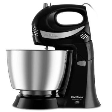 Imagem de Batedeira Britânia Diamante Inox Turbo Duo 4,3 Litros 4 Velocidades + 