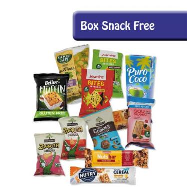 Imagem de Kit Lanche Box Snack Free - 18 itens - Gostosuras a Bordo