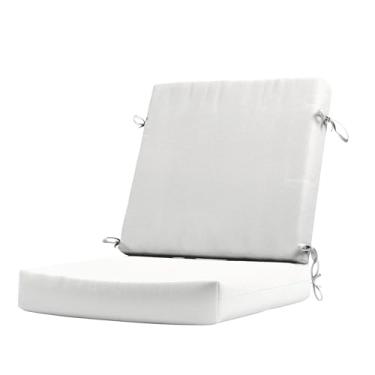 Imagem de California Umbrella Almofada para cadeira de jantar de fibra densa, natural