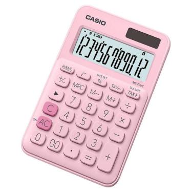 Imagem de Calculadora De Mesa 12 Dígitos Rosa - Ms-20uc-pk-w-dc