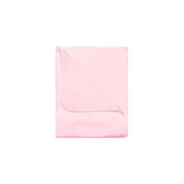 Imagem de Manta Cueiro Bebê Malha com Pompom 70x80cm - Ofertas Premiere