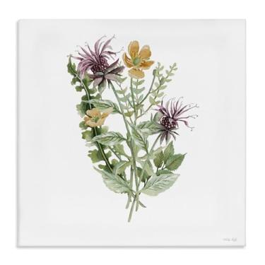 Imagem de Stupell Industries Arte de parede em tela com mistura botânica exuberante, design de Cindy Jacobs, 61 x 61 cm