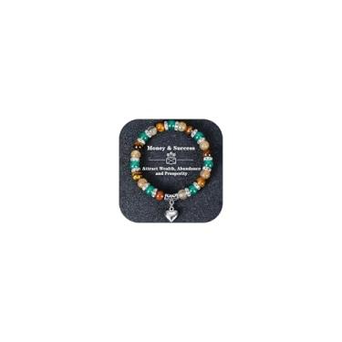 Imagem de Your Always Charm Pulseiras femininas para atração de dinheiro e olho de tigre de pedra natural que atrai dinheiro, riqueza, contas, pulseira, joias, presentes, Miçangas, Sem Pedra Preciosa