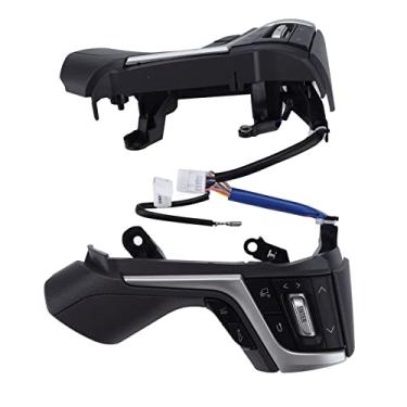 Imagem de aqxreight Interruptor de Volante Cinza, Botão de Controle Multifuncional, Substituição de Adaptações de Carro para LAND CRUISER 2016-2020 Roda de Material Botão Alto Feito LAND Switch Wheel Control
