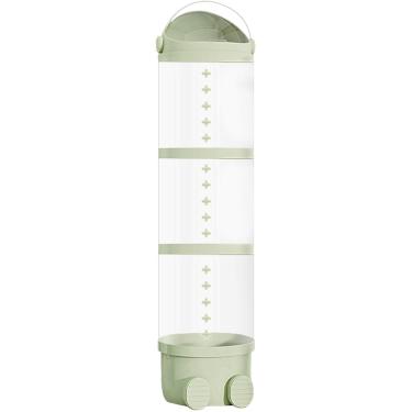 Imagem de Tubo De Armazenamento De Animais De Pelúcia, Organizador De Brinquedos Para Crianças, Suporte De Armazenamento De Animais De Pelúcia, Cesta Organizadora D, Multicolored, Green three layers