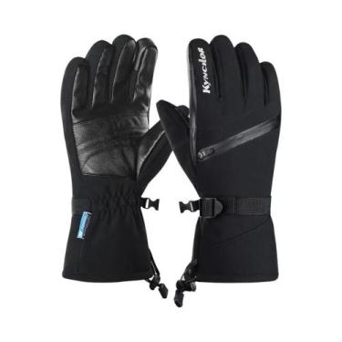 Imagem de Luvas Unissex À Prova De Vento Com Tela Sensível Ao Toque Para Esqui, 