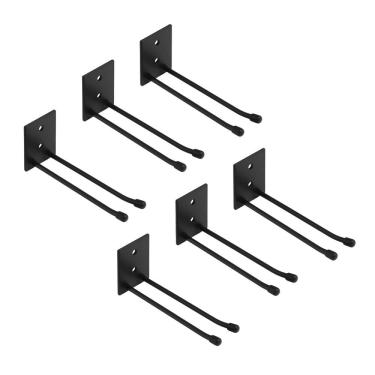 Imagem de Kit 6 Suportes De Parede Para Pendurar Cabos Rodos Vassouras NV803