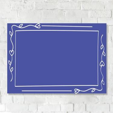 Imagem de Lousa Magnética Imã Love Blue - TACOLADO PAPEL DE PAREDE, 29,7 x 21cm 