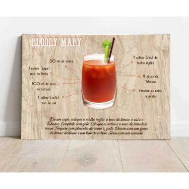 Imagem de Placa Decorativa Bloody Mary - TaColado, 15x21cm