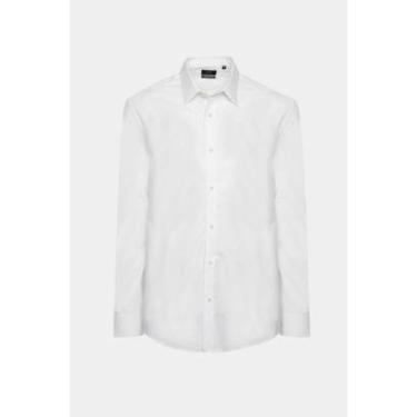 Imagem de Camisa Aramis Manga Longa Regular Algodão Fio 50 Branco-Masculino