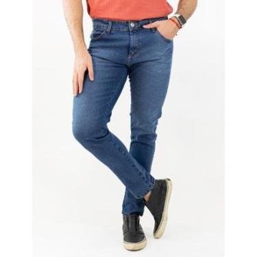 Imagem de Calça Masculina Jeans Tradicional Skinny Elastano Anticorpus-Masculino
