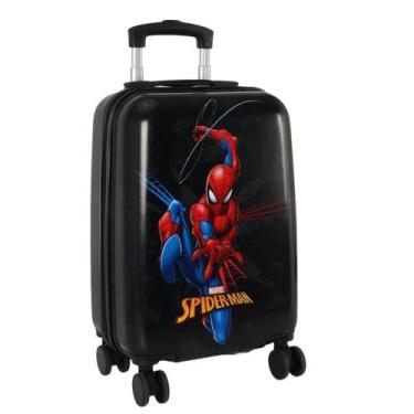 Imagem de Mala Bordo Homem Aranha 360 Meninos Viagens Passeio Escolar - Luxcel, 