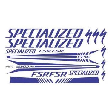 Imagem de Adesivo Bike Bicicleta Specialized Fsr Comp Epic Azul